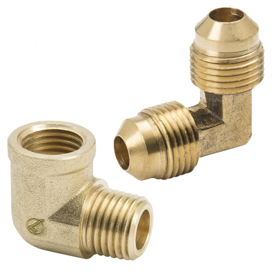 Brass Flare Elbows